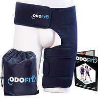 Hip Brace-Groin Wrap for Sciatica Pain Relief Thigh Hamstring Compression Sleeve - Unique Quadriceps Support Hip Flexor Arthritis for Pulled Muscles-Sciatica Nerve Brace Injury for Men (RIGHT LEG)