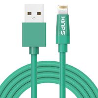 KINPS Apple MFi Certified Lightning to USB Cable iPhone Charger Cord (10ft/3m) Super Long Compatible with iPhone Xs/XS Max/XR/X/8/8 Plus/7/7 Plus/6S/6S Plus/6/6 Plus/SE, iPad Pro/Air/Mini (Green)