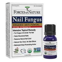 Forces of Nature -Natural, Organic Nail Fungus Extra Strength Treatment (11ml) Non GMO, No Harmful Chemicals –Fight Damaged, Cracked, Brittle, Discolored Yellow and black Toenails, Fingernails