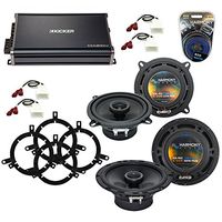 Compatible with Toyota Corolla 1998-2000 Factory Speaker Upgrade Harmony R5 R65 & CXA300.4 Amp (Renewed)