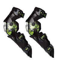 Kneepad Off-Road Racing Motorcycle Knee Pads Anti-Fall Warm and Breathable Leggings Protective Gear Sporting Goods (Green)