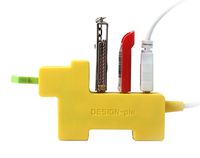 Black Temptation Creative Yellow Dog USB HUB 4-Port High-Speed Computer USB Hubs Cute Puppy Hubs