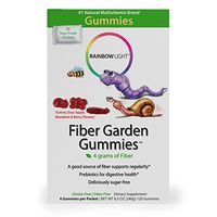 Rainbow Light - Fiber Garden Gummies - Supports Digestion and Immunity, Provides Antioxidants, Sugar-Free, Gluten-Free - 30-Pack Box