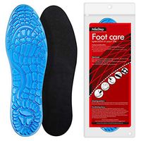 Massaging Gel Insoles,MileStep Insoles for Work,Sport,Hiking and Running&More,Silicone,2-Size for Men and Women ((Men (8.5-13),Women (9.5-14.5) 4 Pairs)