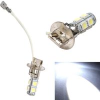 Ecosin Fashion 2Pcs Xenon White CREE H3 6500K Lens 4.5W 12V Headlight Fog Light Car LED Bulb