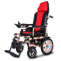 ZXOIHH Foldable Electric Power Wheelchair, Polymer Li-Ion Battery(20A) - for The Elderly and Disabled