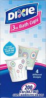 Dixie Cups - 3 Ounce 200 Count - Designs Vary