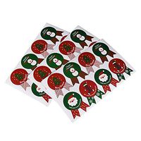 Zentto Christmas Holiday Label Christmas Gift Stamp Decoration Label Paper Packaging Label Gift Label Label(10 Sheets for Sale)