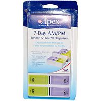 DSS 7-Day AM/PM Extra Large Detach N' Go™ Pill Organizer Each One