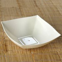 Ivory Square 32Oz Disposable Serving Bowl - Chambury Plastics