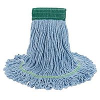 Boardwalk 502BLCT Super Loop Wet Mop Head, Cotton/Synthetic, Medium Size, Blue, 12/Carton