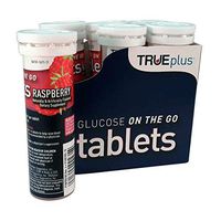 TRUEplus® Glucose Tablets, Raspberry Flavor - 10ct Tube (1)