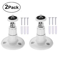 JEDEW 2-Pack Indoor/Outdoor Wall Mount for Arlo Pro 2, Arlo Pro, Arlo, Arlo Go Security Camera, 360 Degree Adjustable Ceiling Mount for Reolink RLC-410/Argus 2 CCTV/Reolink Argus