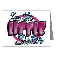 Note Card I'm The Little Sister