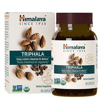 Himalaya Organic Triphala 90 Caplets for Colon Cleanse 688mg, 3 Month Supply