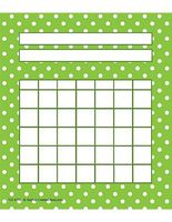 Teacher Created Resources Lime Polka Dots Incentive Charts, Lime (4774)