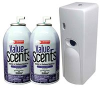 Automatic Spray Air Freshener Kit (2) Refills with (1) Dispenser - Value Scents - Lavender