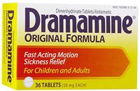 Dramamine 50mg Tablets-36 ct