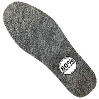 Wool Felt Warm Insoles,Felt Insoles for Boots and Shoes,Wool Insoles for Men and Women (Men's 8/Women's 9)