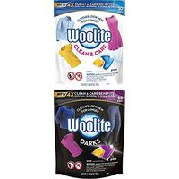 Woolite Clean & Care and Darks Pacs, Laundry Detergent Pacs, 30 Count, for Standard and HE Washers