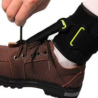 HNYG 11.8" Drop Foot Brace Ankle Support Orthosis - Adjustable Ankle Brace for Men&Women - Ankle Wrap Support Strap for Foot Drop, Plantar Fasciitis, Achilles Tendon Sprains