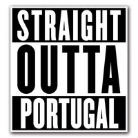 CUSTOMI PORTUGAL Straight Outta Series Custom Decal Sticker for Car Truck Macbook Laptop Air Pro Vinyl
