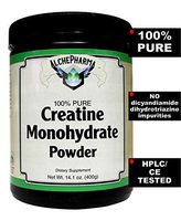 AP [ 100% Pure ] Creatine Monohydrate - (400 Grams) Batch Tested by HPLC or CE to be Free of dicyandiamide or dihydrotriazine impurities - Providing 100% Pure Creatine Monohydrate per 5 Gram Serving