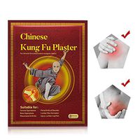 Chinese Kung Fu Pain Relief Plaster Arthritis Pain, Sprains Pain Relief, Lower Backache, Relieve Muscle Soreness and Body Fatigue Natural Herbal Pain Relief Pads 5Bags/40Pcs
