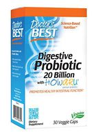 Doctor's Best Probiotic, Non-GMO, Gluten Free, Vegan, 20 Billion Cfu, 30 Veggie Caps
