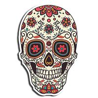 Sugar Skull Sticker Skeleton Stickers Waterbottle Sticker Tumblr Stickers Laptop Stickers Vinyl Stickers