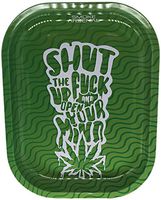 Smoke Arsenal Premium Small Rolling Tray"Open Minded" 7" x 5"