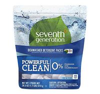 Seventh Generation Fragrance Free Dishwasher Detergent Pack, 45Count, 2 Pack