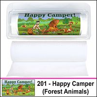 Gotta Tinkle! Mini Travel-Size Toilet Paper Tissue - Travel, Camping, Hunting, Fishing & Nature (3-Pack) (201 Happy Camper Animals)