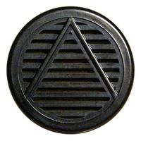 Cuban Crafters Accessories Small Cigar Humidifier Round Black Puck 2.2 Inches Diameter and 1 Inch Height