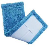 OUNONA Mop Head Replacement Mop Refill Mop Head Covers Coral Velvet Mop Pad for Household (Blue)