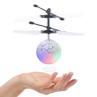 Fricon Flying Ball for Kids Boys Girls, LED Lights Colorful Flying Ball Toys for Boys Age 3-15 Toys for Girls Age 3-15 Gifts for 3-12 Year Old Boys White KMUSQ03