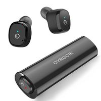 Wireless Earbuds, OYRGCIK Bluetooth Headphones 5.0 Mini Stereo Headset Build-in Mic, in-ear Sports Sweatproof Earphones with Charging Case for iPhone 11 Pro Max X XS Max Samsung Galaxy S10 S9 and More