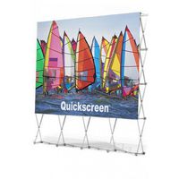 12' Indoor/Outdoor Quikscreen Pro Projector Screen for Backyard Theater Systems | Includes Padded Carrying Case | Easy to Set Up & Take Down (QS-100)