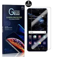 Tempered Glass Screen Protector Compatible with Huawei P10, UNEXTATI Screen Protector Film, HD Clear Tempered Glass Film for Huawei P10, 2 Pack