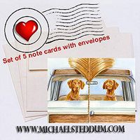 Michael Steddum Field Trip Vizsla Note Card Set