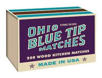 Ohio Blue Tip Matches 250CT Box by Hearthmark