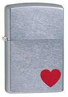 Zippo Love Street Chrome Lighter