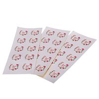 Bluelans 100pcs Round Thank You Kraft Paper Sticker Labels for Wedding Party Favor Thank You Card, Thank You Stamp Sticker, DIY Gift Packaging (Colorful)