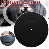 Lamoreco Anti-Vibration Silicone Pad Antislip Mat, Shockproof for Music Vinyl Turntable