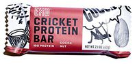 Exo Cricket Flour Protein Bars, Cocoa Nut, 12 Count, 10g Protein, Paleo Friendly, Gluten-free, High Fiber, Dairy Free Energy Bars