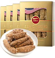 Big Saving Deal for Immune Support — Half Short Large American Wisconsin Ginseng Root (4oz per Box/Total 4 Boxes) Performance & Mental Health for Men & Women /