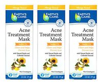 Earth's Care 10% Sulfur Acne Spot Treatment, No Parabens, Colors or Fragrances, Allergy Tested 0.97 OZ. (3 Tubes)