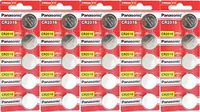Panasonic CR2016 3 Volt Lithium Coin Battery 25 Pack