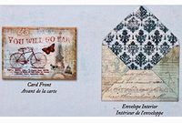 Punch Studio Window Boxed Set of 12 Gold Foil Embellished Blank Note Cards - You Will Go Far 97085