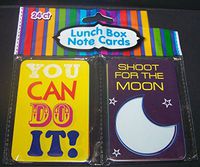 LUNCH BOX NOTE CARDS